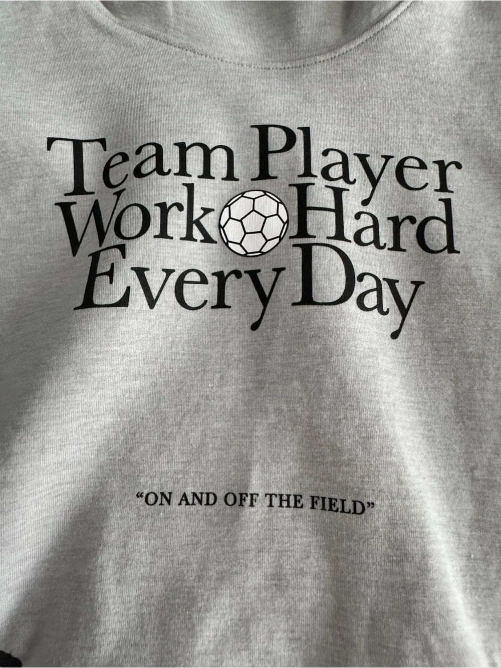 Old Navy Gray Graphic Sleeveless Hoodie - Team Player